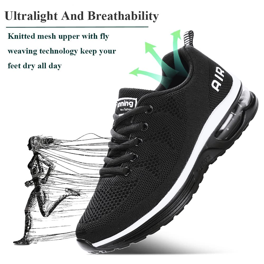 gojiang Scarpe da Ginnastica Uomo Donna Sneakers Scarpe da Corsa Sportive Casual Comode Leggero Respirabile Antiscivolo Jogging Fitness all'Aperto Camminata Scarpe Multicolor 34-46EU