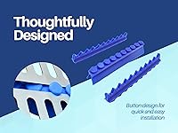 Vista 4 de ARTMAN INSTRUMENTS Tiras de silicona de repuesto, paquete de 3, tiras azules autoclavables para casetes de instrumentos dentales de todos