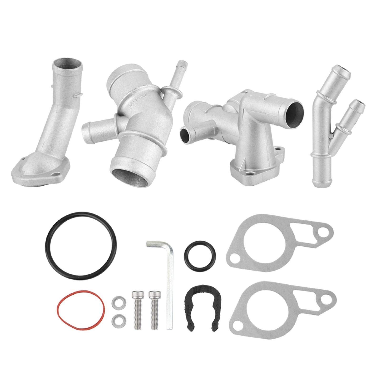 Obudowa termostatu z odlewu aluminiowego CNC do MK4 Golf 1.8T do chłodzonej flangii Flangia aluminiowa 1,8t termostat vag 1,8t termostat golfowy 4 termostat golfowy vag 1,8t ther