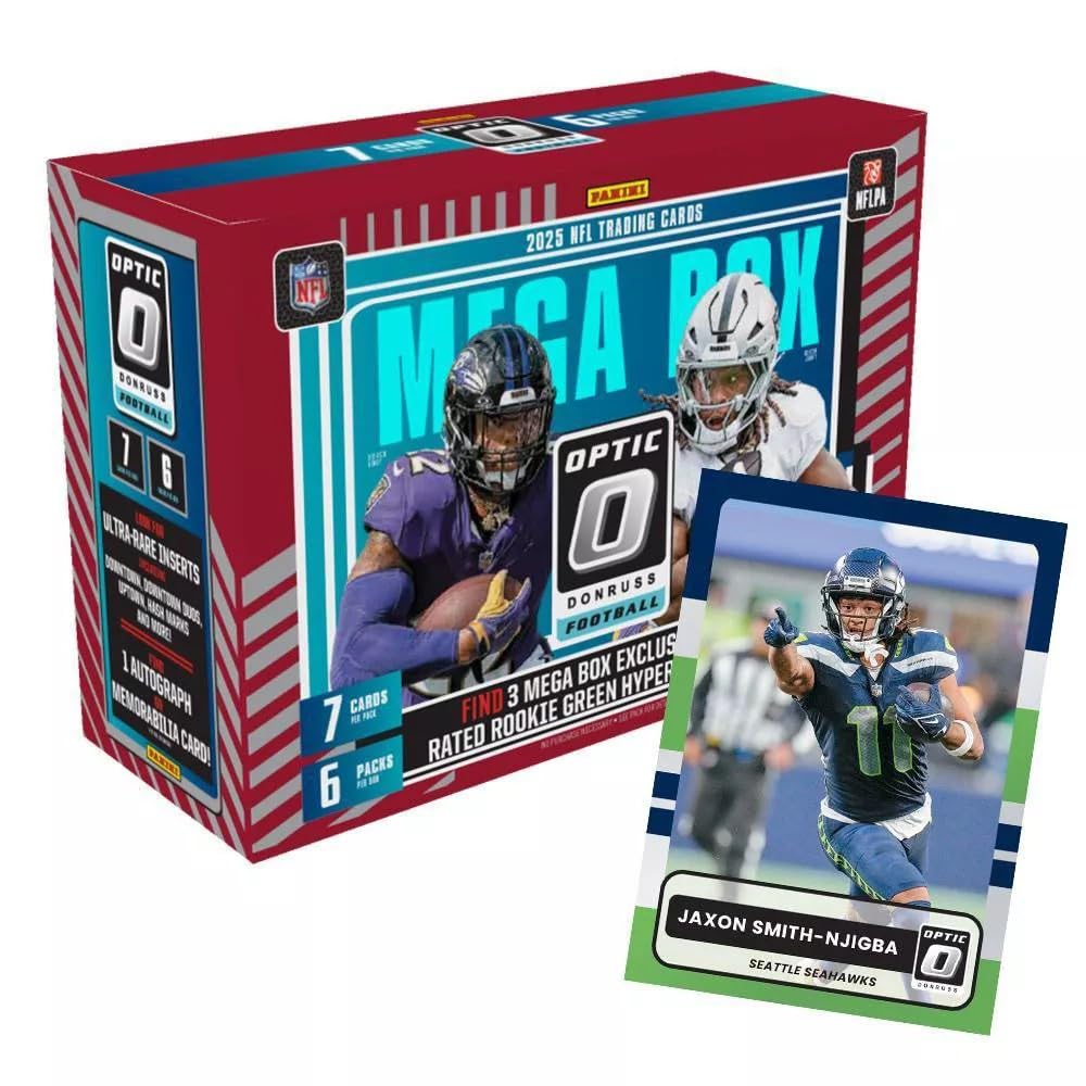 その他 PANINI DONRUSS OPTIC 2025 Panini NFL Optic Donruss Football Trading Card Mega Box