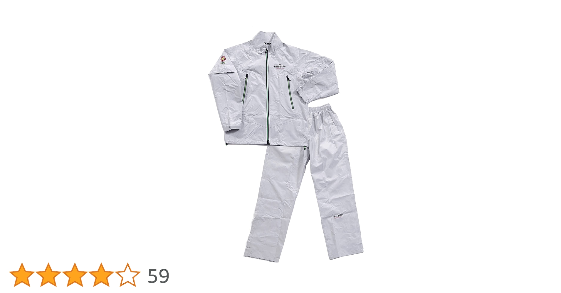⭐️elite grips レインウェア グレー⭐️ Amazon.co.jp: Elite Grip Men's Golf Rain Wear, Smart Silhouette