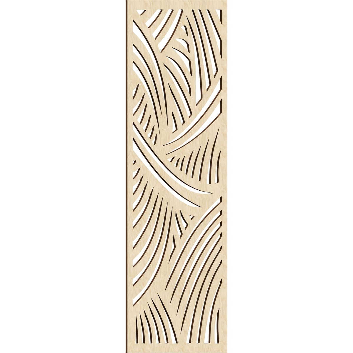 Chester Decorative Pierced Fretwork Wood Wall Panels, 27 3/8"W x 69 3/8"H x 3/8"T, Birch