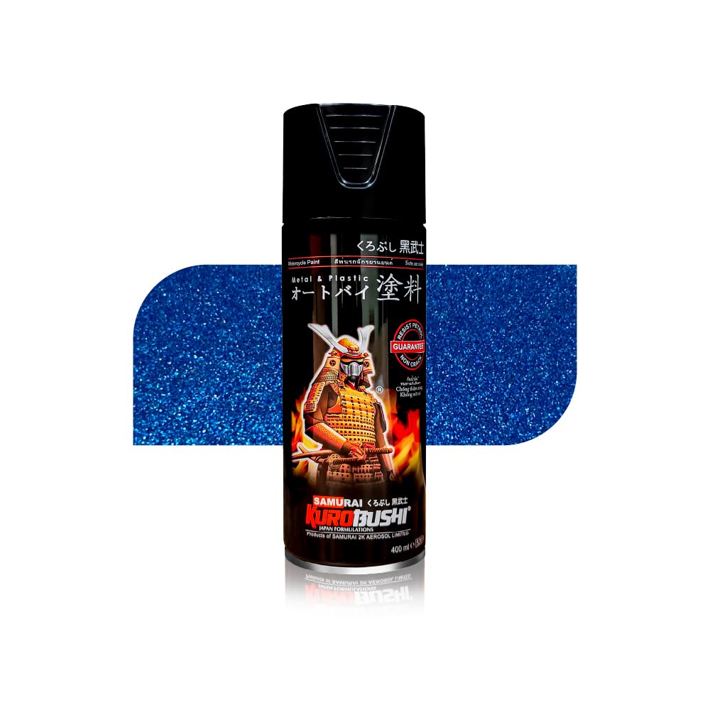 Samurai Metallic Colour 1103 CTM Honda Blue Spray Paint- Automotive,Motorcycle,DIY