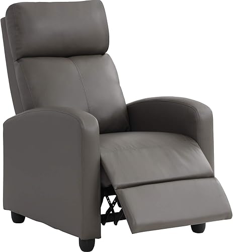 Miniatura 18 de BestMassage - Sillón reclinable para sala de estar Moderno sofá con respaldo alto, asiento para cine en casa con soporte lumbar (con masaje,