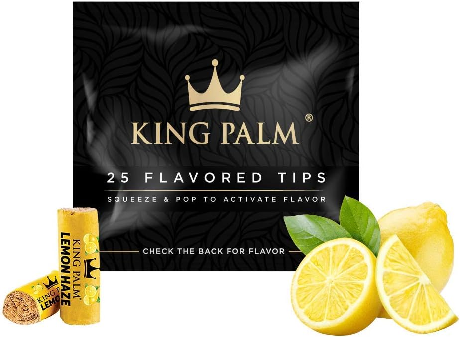 King Palm Flavors Filter Tips Lemon Haze 25pk Flavored