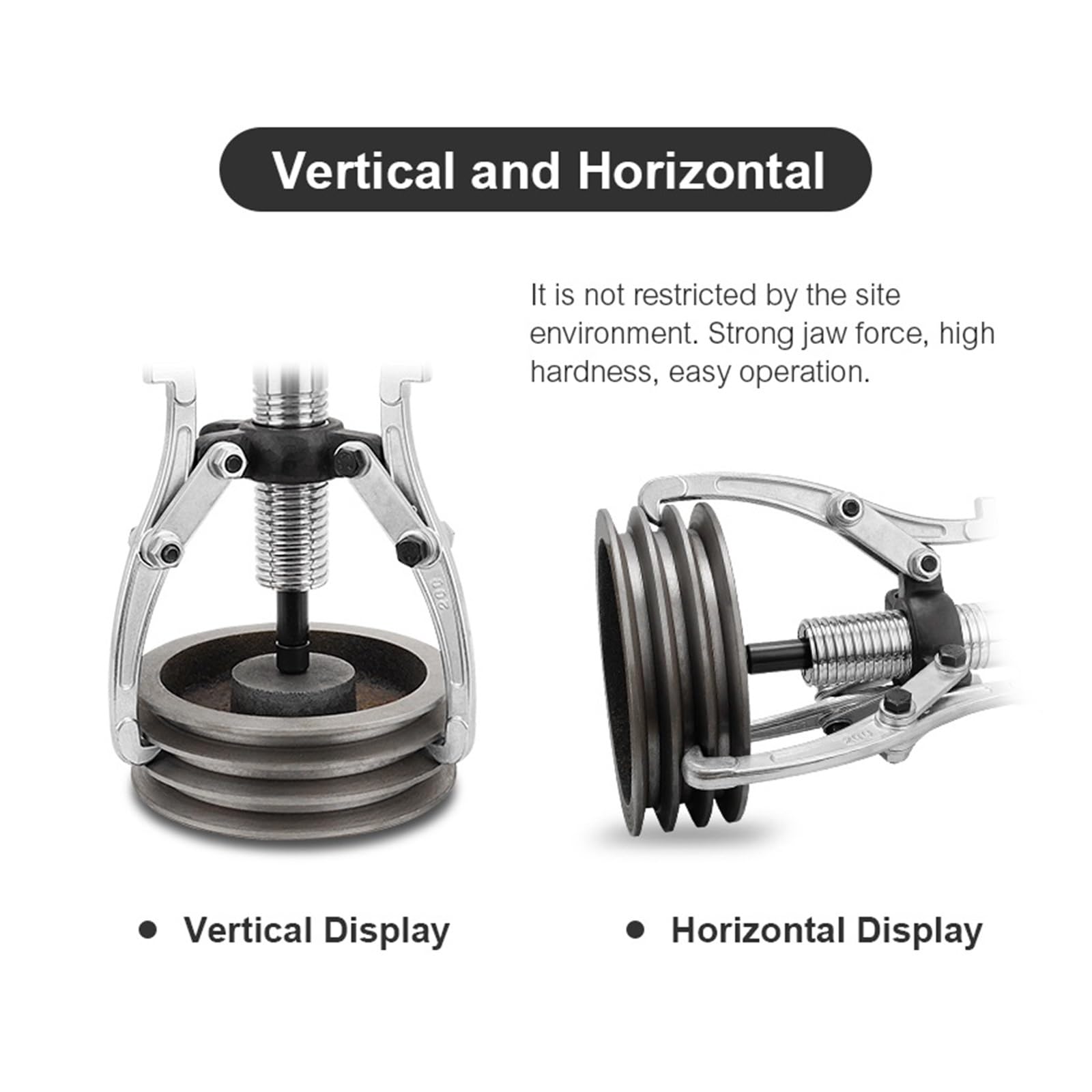 Extractor de Engranajes hidráulicos de Unidad Dividida, Extractor de cojinetes de Rueda, Herramienta de extracción hidráulica de 5 toneladas con Bomba hidráulica,Material Fuerte
