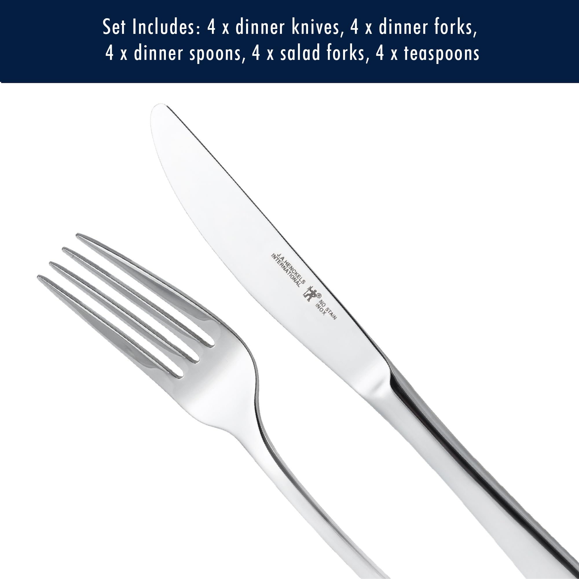 HENCKELS Sienna 20PC Flatware Set, Regular : Amazon.ca: Health