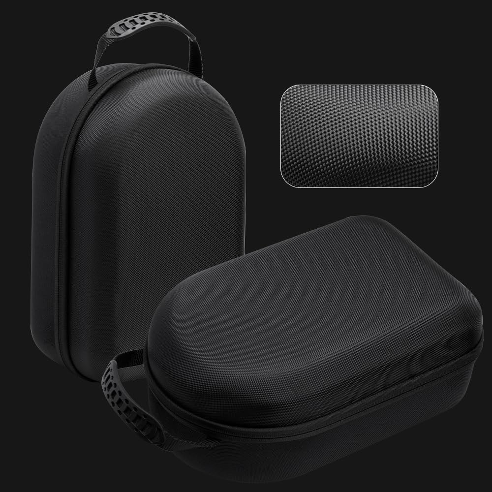 Hard Carrying Case Compatible with Vision Pro VR Headset and Battery Accessories Storage, Portable Handheld Bag for Travel and Storage