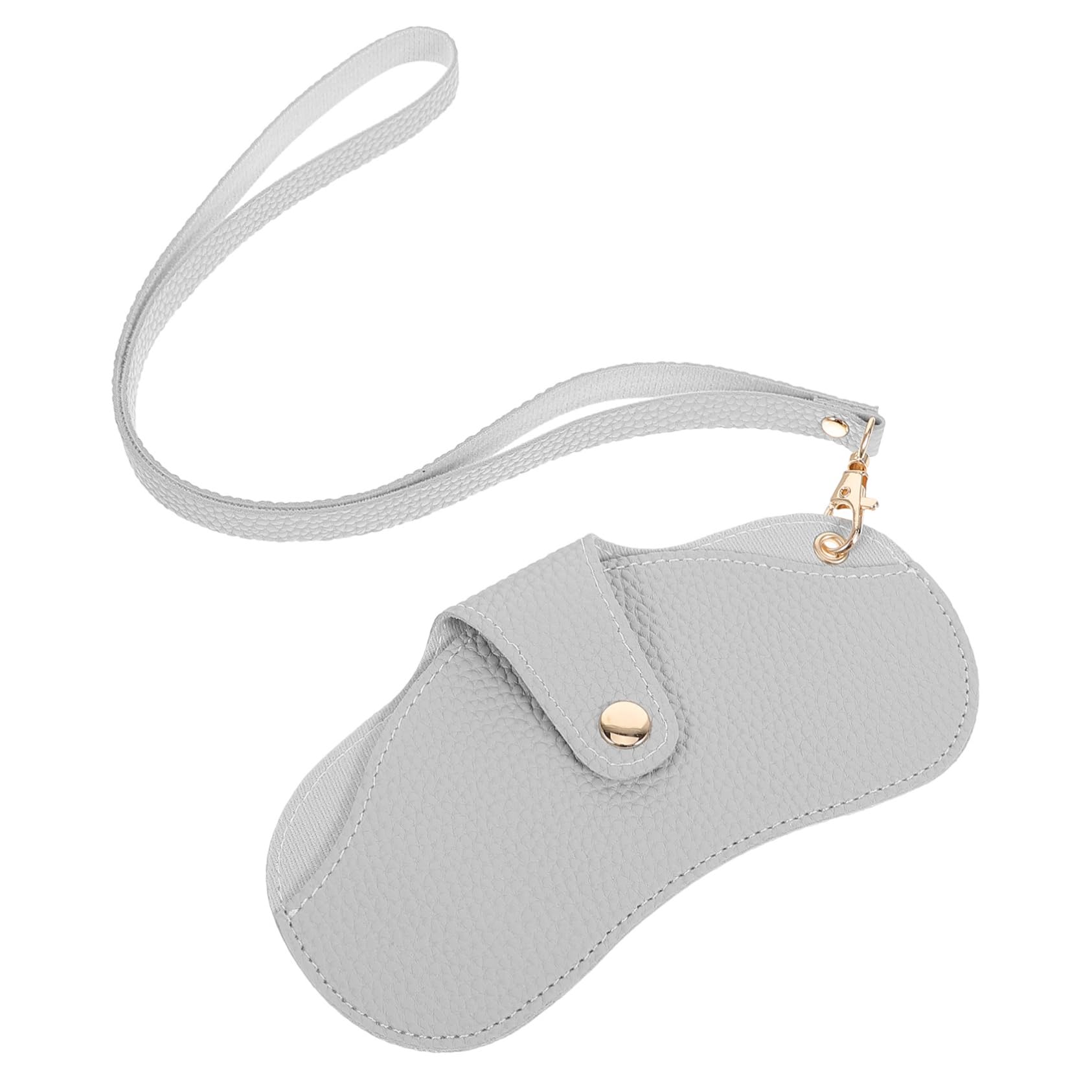 minkissy Portatile per Occhiali Sole Astuccio Appendibile Similpelle e Antigraffio Design Compatto per Viaggi