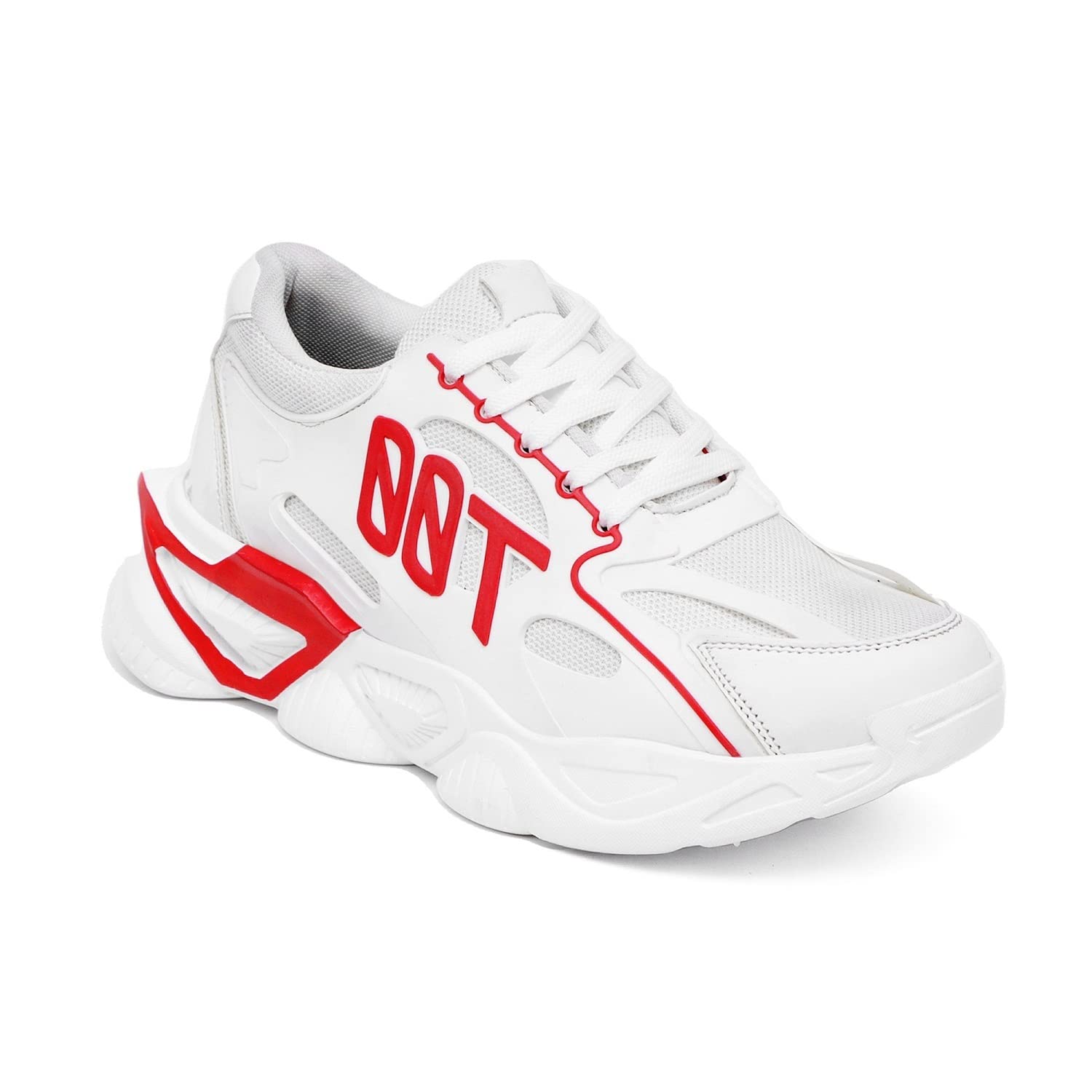 VATELIO Mens Mesh Lace-Ups Stylish/Comfortable/Running/Gym Sports Shoes White (B0C5MZF6DX) Amazon Price History, Amazon Price Tracker