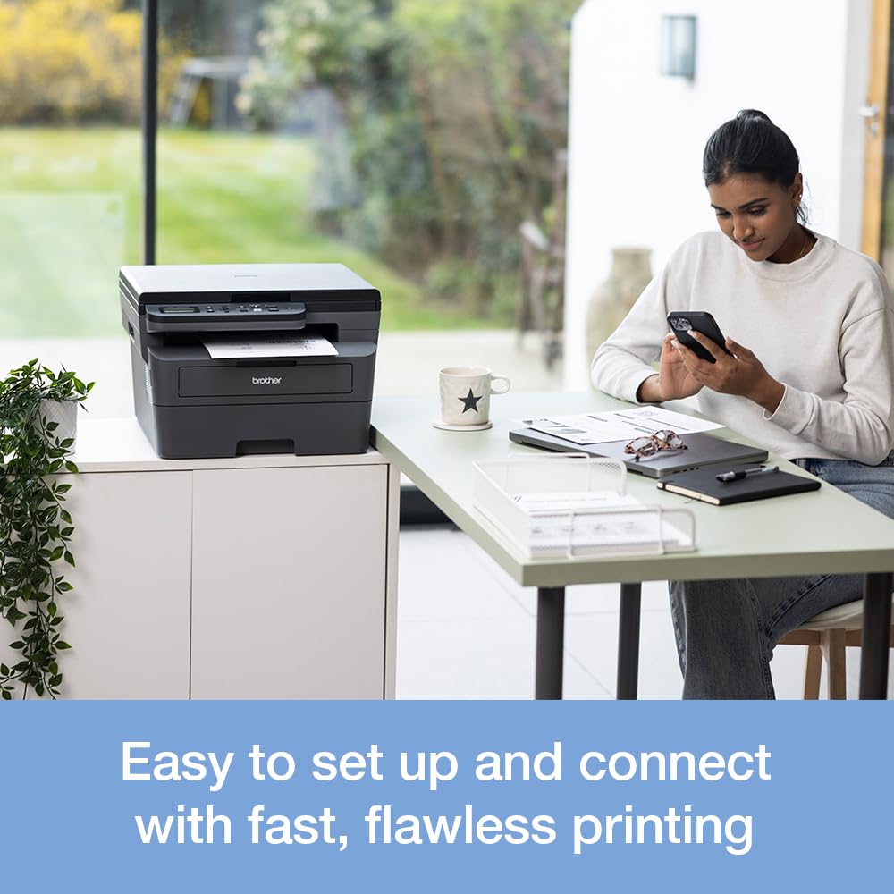 Brother DCP-L2620DW Laser A4 1200 x 1200 DPI 32 ppm Wi-Fi (DCP-L2620DW 3IN1 MONO LASER - PRINTER DARK GREY 30PPM 600X600)