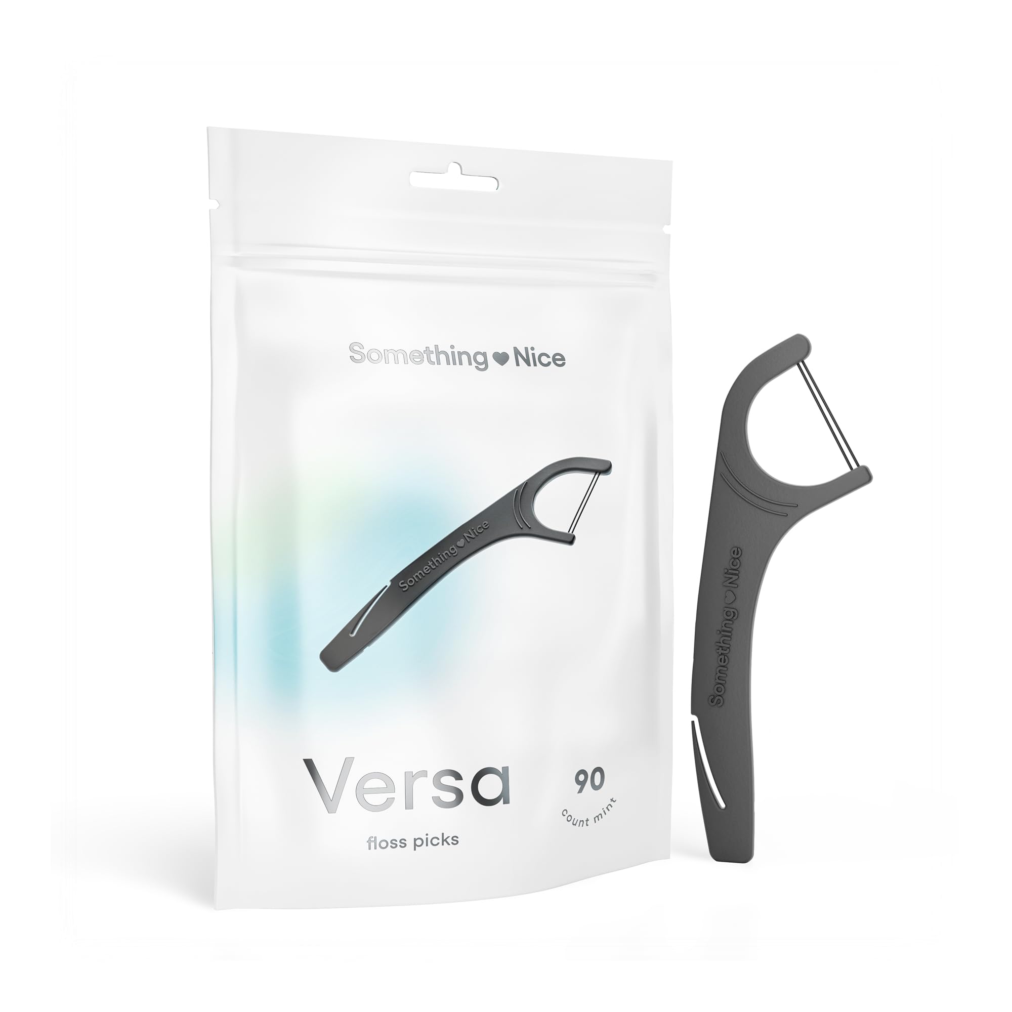 - Versa Floss Picks - Minty Fresh Twin Floss for Extra Strength with Mint Flavour - Dental Floss Picks with Tongue Scraper | Flossers with Xylitol for Enhanced Protection 90-Pack