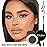 evpct Eyebrow Stencils Kit for Women Shaping, Eyebrow Shaper Makeup Kit, Eye Brow Stencil Shaper Tinting kits for Women, with Eyeliner, Eyebrows Pencil, Pomade, Brush and 10 Stencils, 06 MEDIUM BROWN