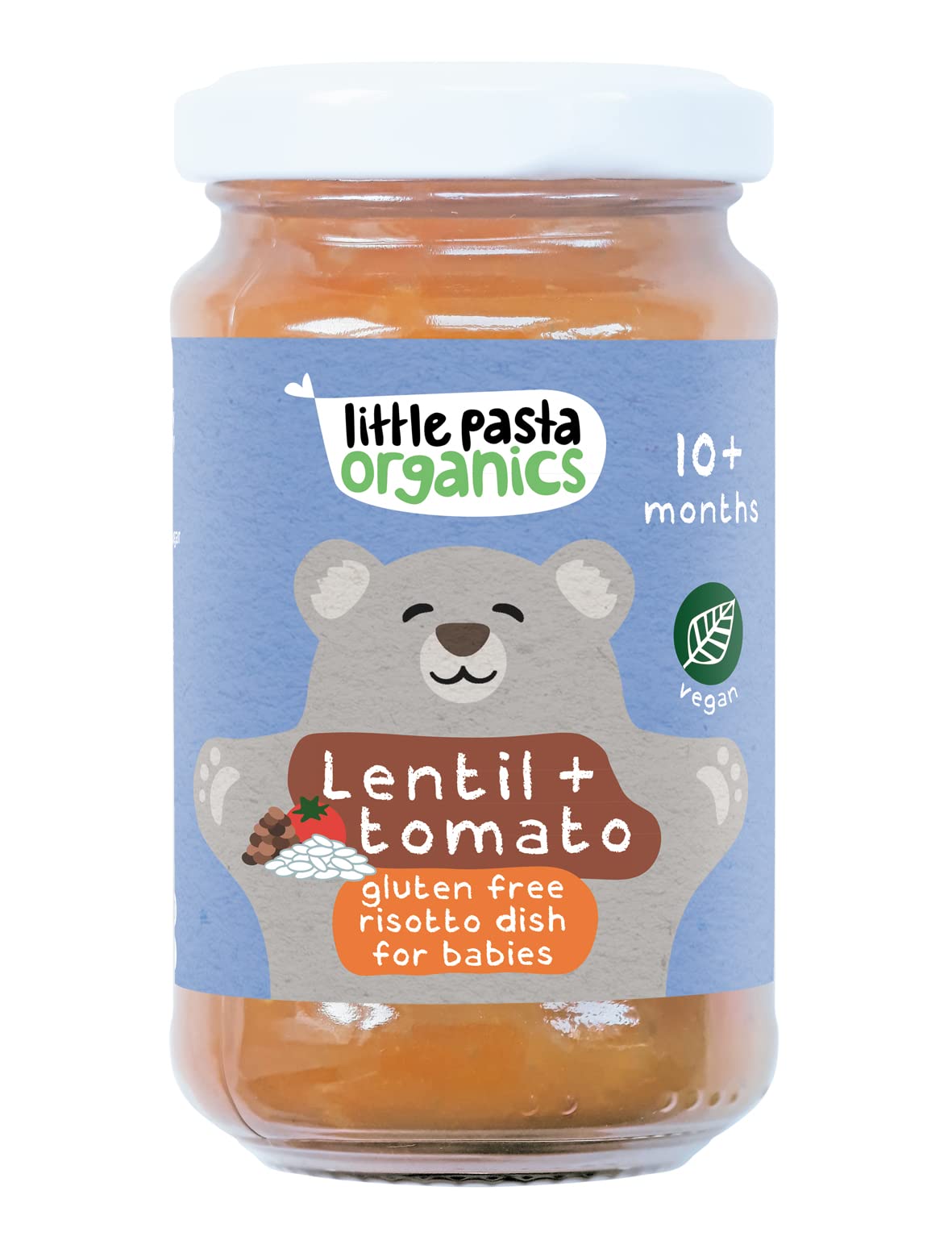 Little Pasta Organics Lentil & Tomato Risotto Baby Food (Stage 3 / 10m+