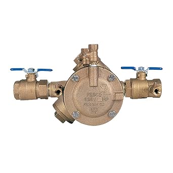 Febco 825GBV Reduced Pressure Zone Assembly, Quarter Turn Shutoff, 1 1/2 Inch