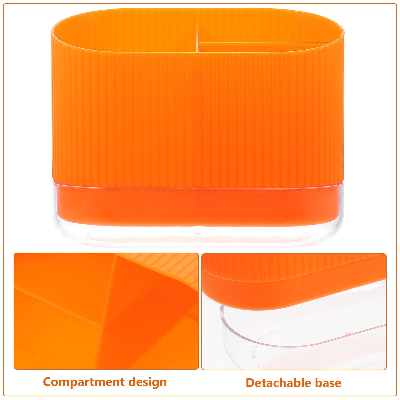 Scolaposate Guzzini in Design a Scomparti e Base Rimovibile, Portautensili da Cucina Semplice ed Elegante per Organizzare Bacchette, e Forchette