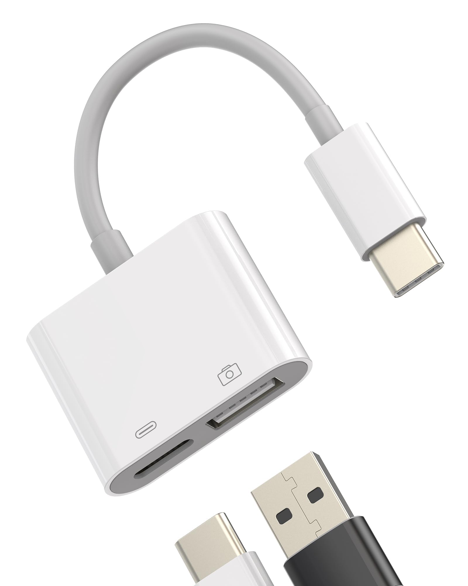 Amazon.co.jp: USB A to USB-C アダプター（2in1）対応apple 対応