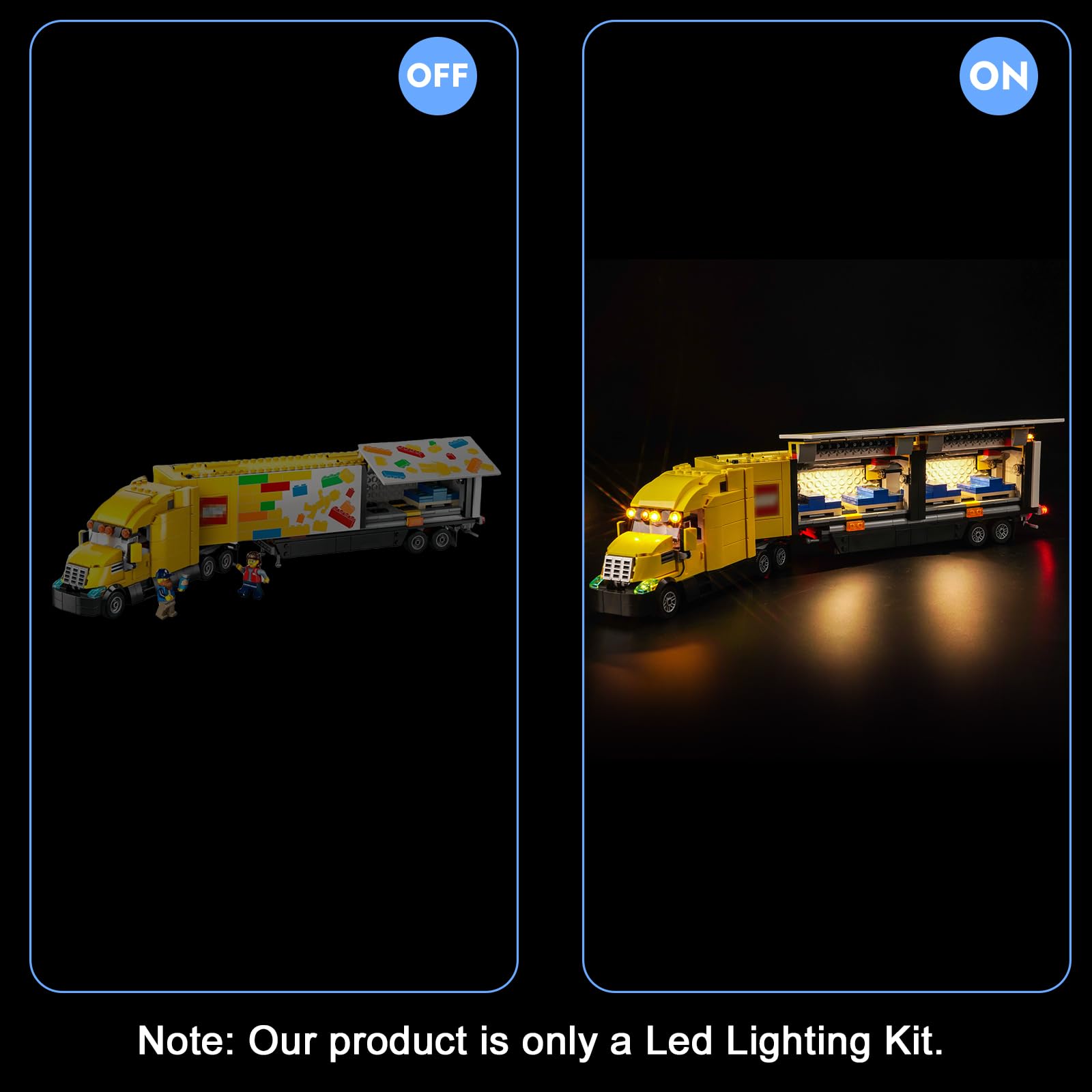 Light Kit for Lego Yellow Delivery Truck Lighting Set for Lego 60440 Yellow Delivery Truck Set - Not Include Models, Just Light Kit - Image 3