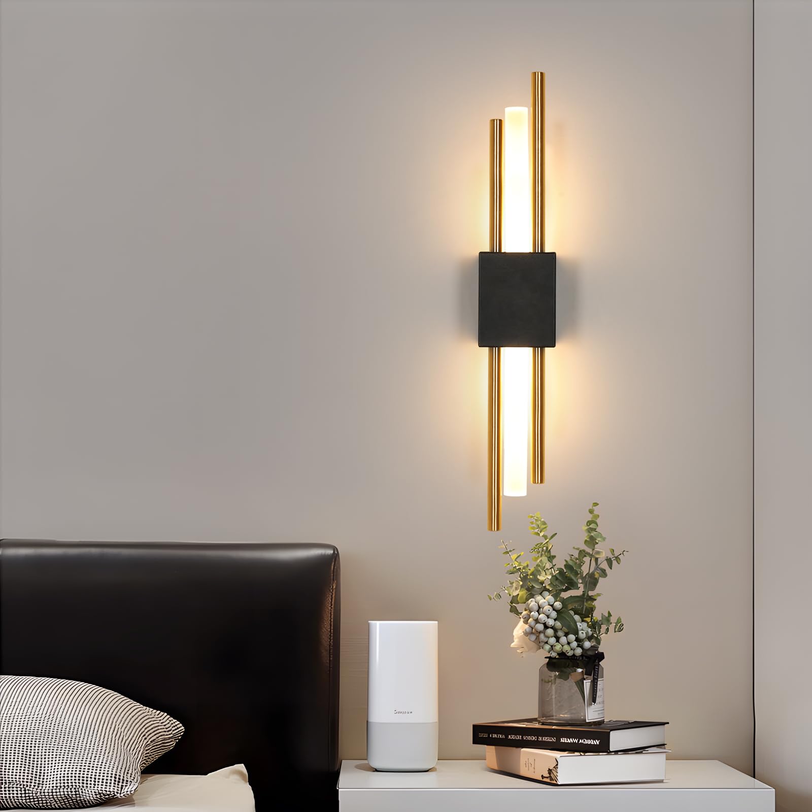 Comely LED Wall Lights Indoor, 10W Modern LED Wall Lamp Warm Light 3000 K