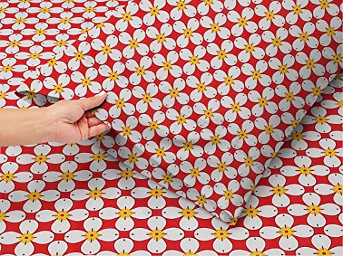 Image of BSB HOME 180 TC Premium Cotton Pillow Covers | Regular Pillow Cases | Set of 2 Pieces Pillow Covers only King Size (Red, 20 x 30 Inches)