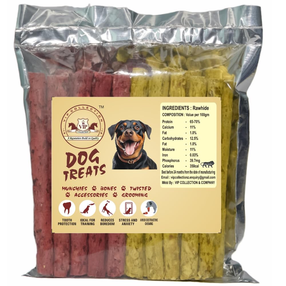 VIP Collection Dog Chew Chicken and Mutton Flavors Chew Sticks Munchy Treat Snacks for All Breed Dogs (Chicken Mutton 250 Gram) (B0BRTBZKFD) Amazon Price History, Amazon Price Tracker