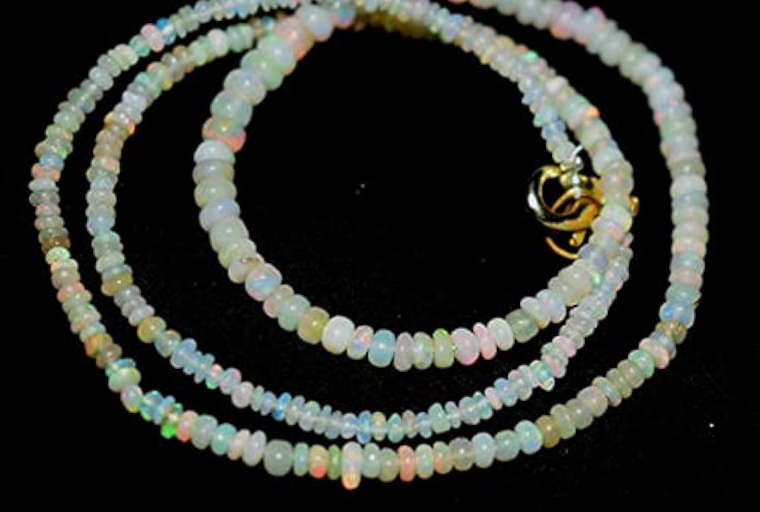 Bijou en perles opale de feu naturelle pour illuminer vos tenues d'été avec élégance LKBEADS
