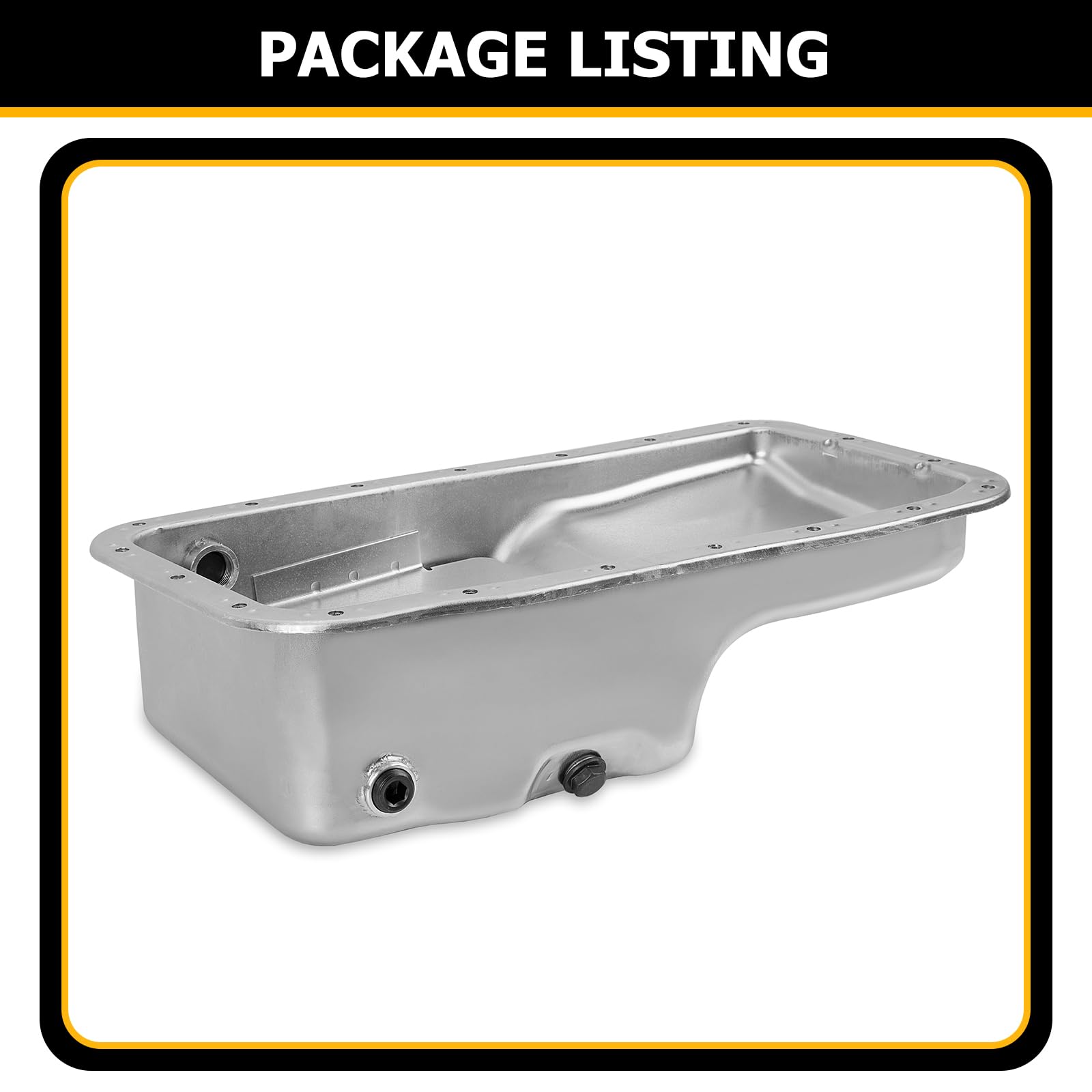 Auto-Summer Steel Engine Oil Pan For 1996-2000 Honda Civic / Del Sol 1.6L – Replaces 11200P2A000, 1-Year Warranty