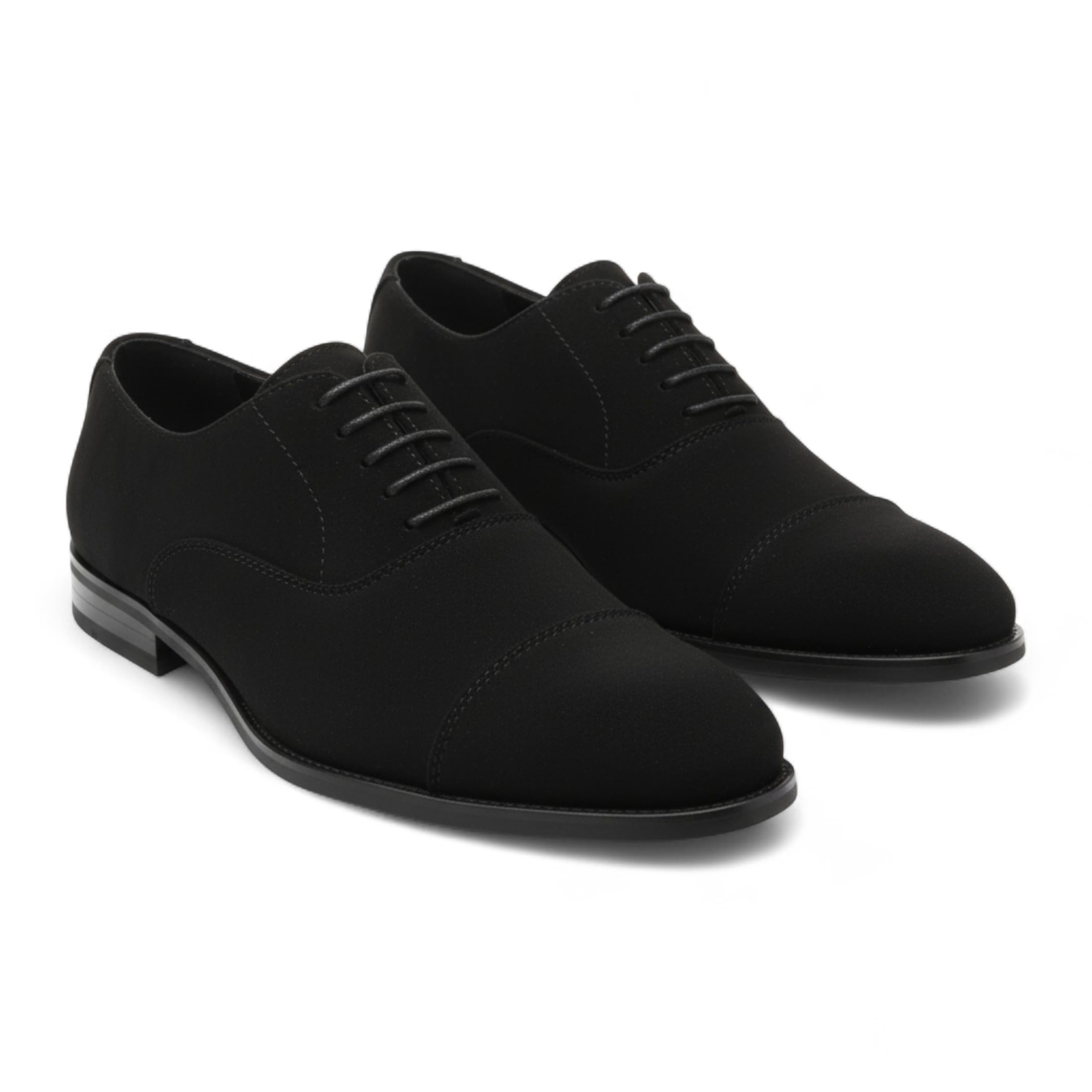 Scarpe Stringate Derby Oxford Brogue da Uomo Dolcetto in Similpelle Scamosciata