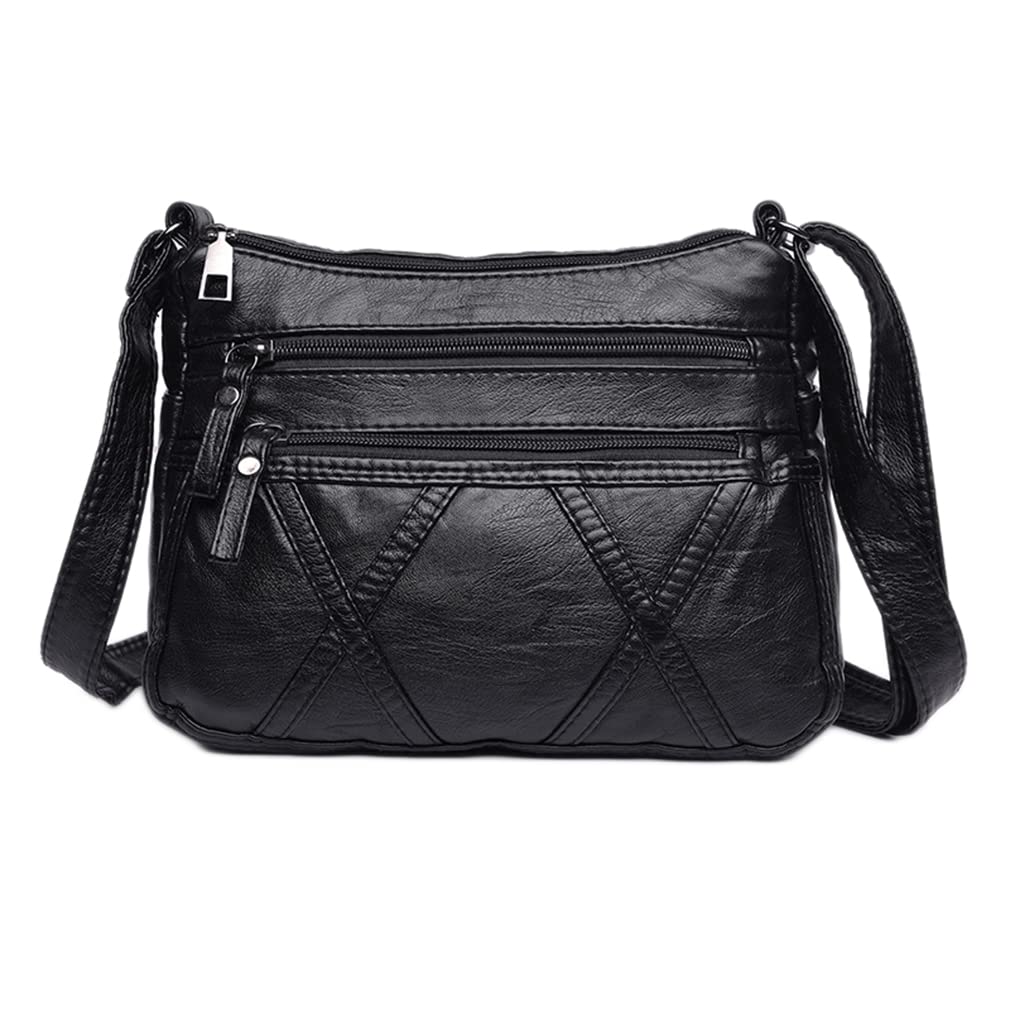 Crossbody Bags for Women Waterproof Shoulder Bag Messenger Bag Casual PU Leather Ladies Purse Handbag Cross Body Hand