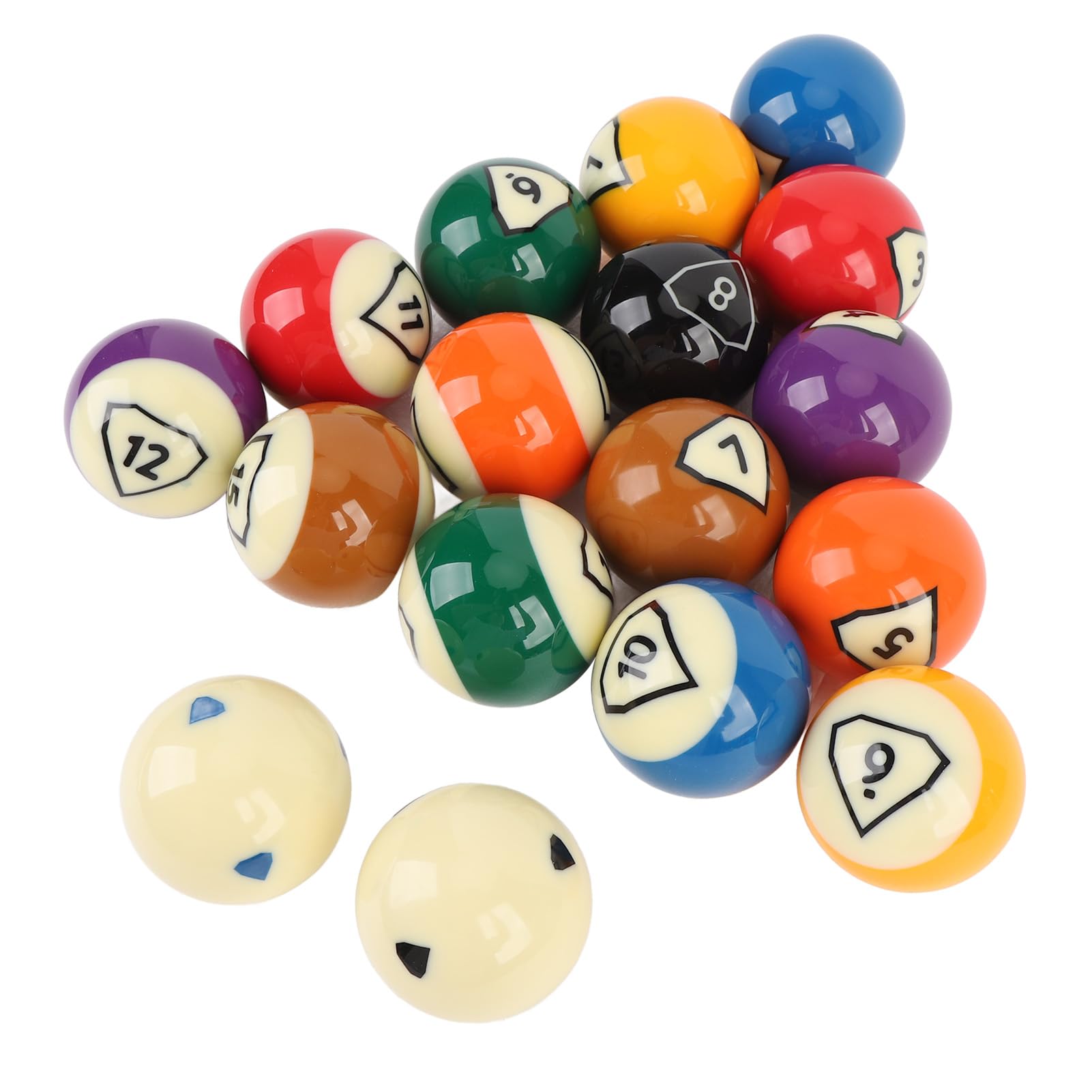 Changor Billardkugel-Set, 57,2 Mm, Kunstharz, Professionelle Qualität