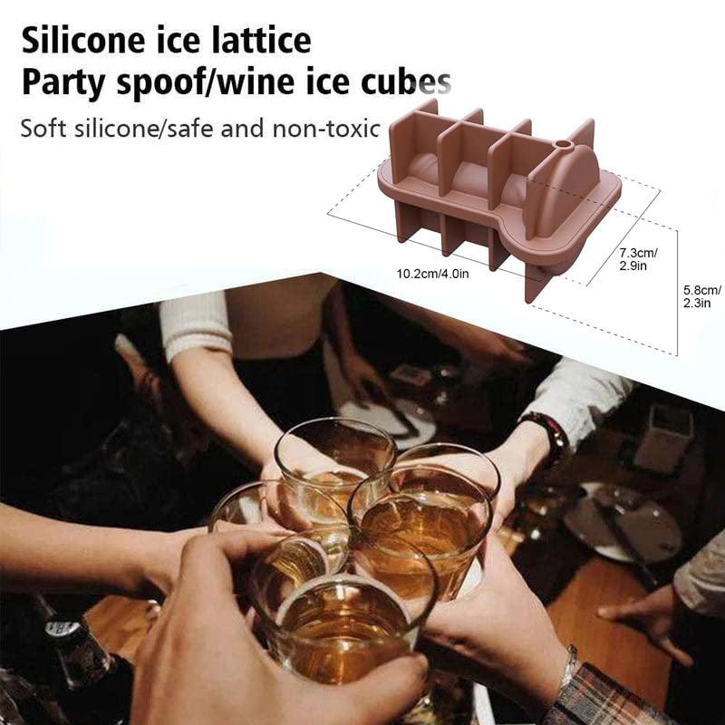 Stampo Cubetti Ghiaccio In Silicone Forme Divertenti Per Adulti - Per Whisky, Cocktail E Feste - Foto 8