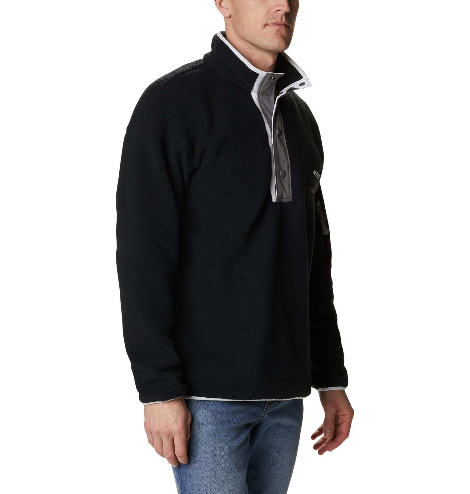 Amazon.com: Columbia Men's Helvetia Half Snap Fleece, Black, XX