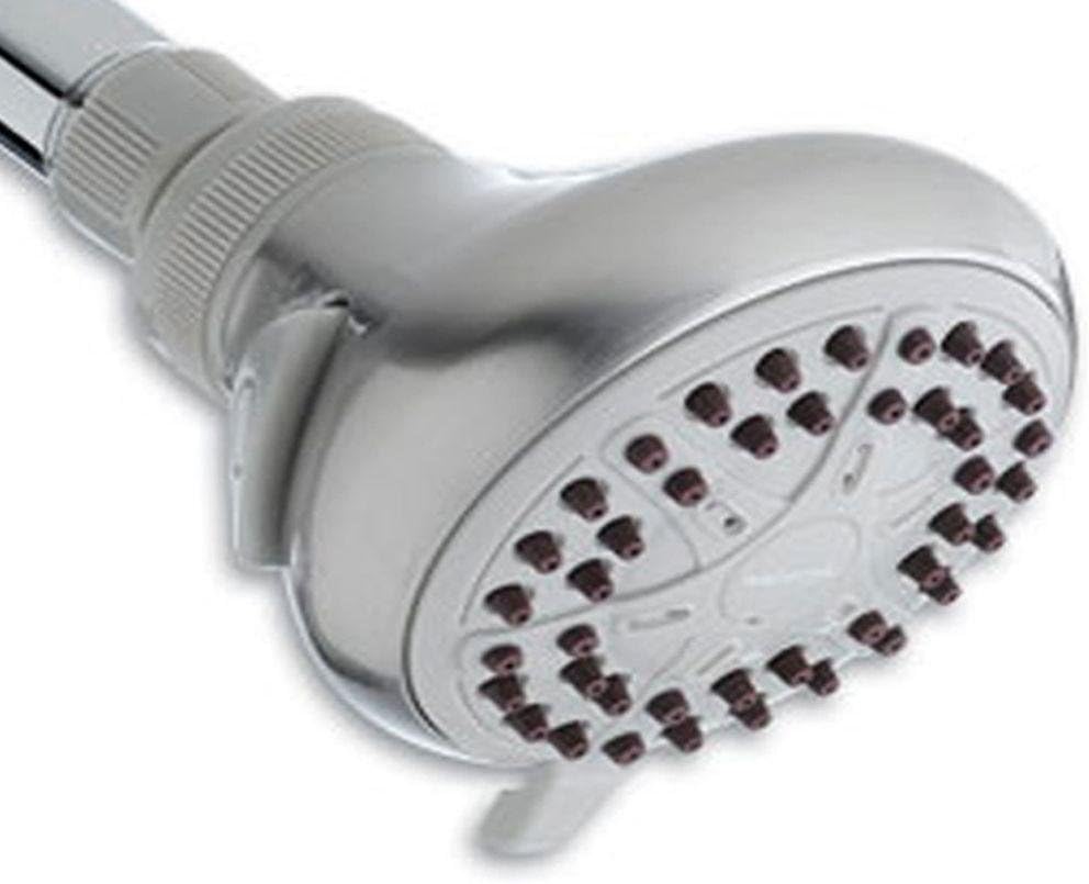 Waterpik 9Mode PowerPulse Massage Fixed Mount Brushed Nickel Shower