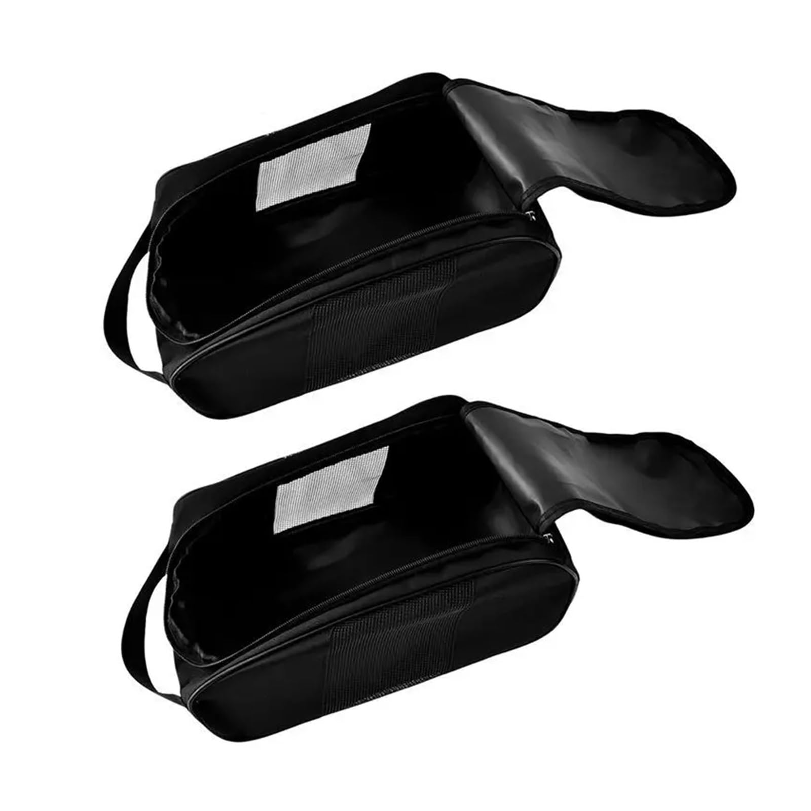 AZ-Golf-Schuhtasche für Reisen, belüftete Sportschuh-Tragetasche mit Aufbewahrungstasche mit Reißverschluss, 2 Stück