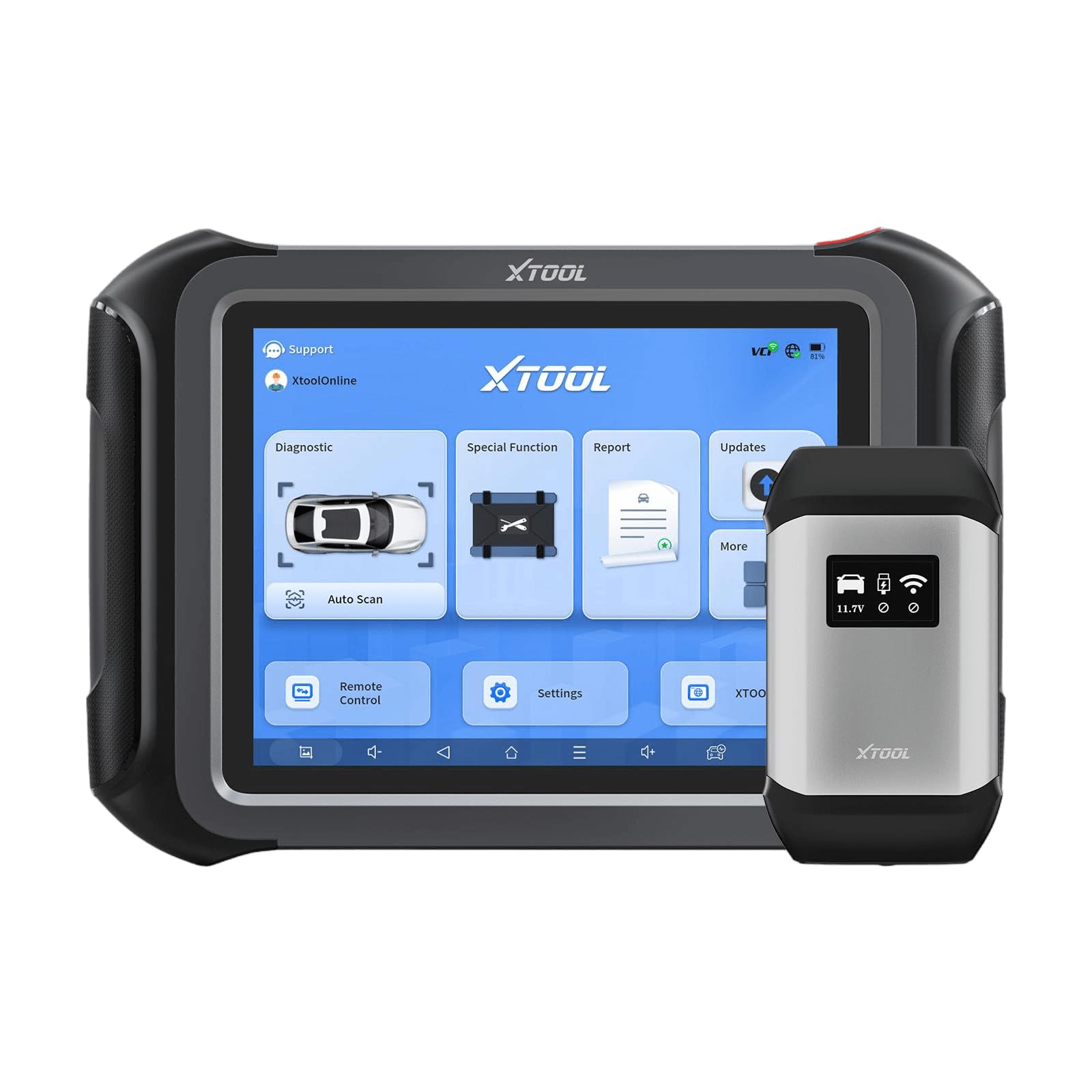 D9S Automotive Diagnostic Tool, Wireless OBD2 Scanner with ECU C0ding, Topology, Bidirectional Scan Tool 2.0 with FCA, 45+ Resets, Full System, PMI, CAN FD/DoIP, 3-Yr Update