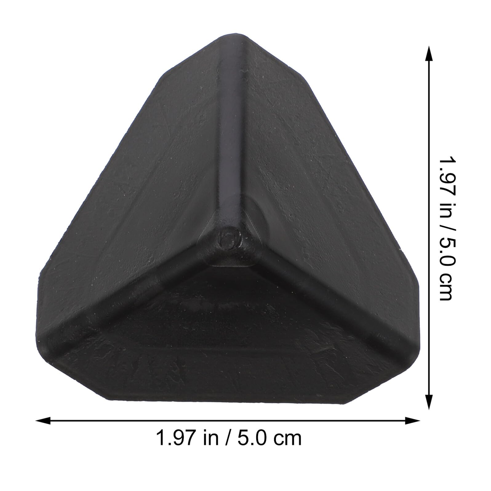 Healeved Protections D'angle en Plastique Noir pour Carton et Porte, 200 Pièces, Structure Solide en Pe et Pp, Prévention des Frottements pour Emballage et Protection
