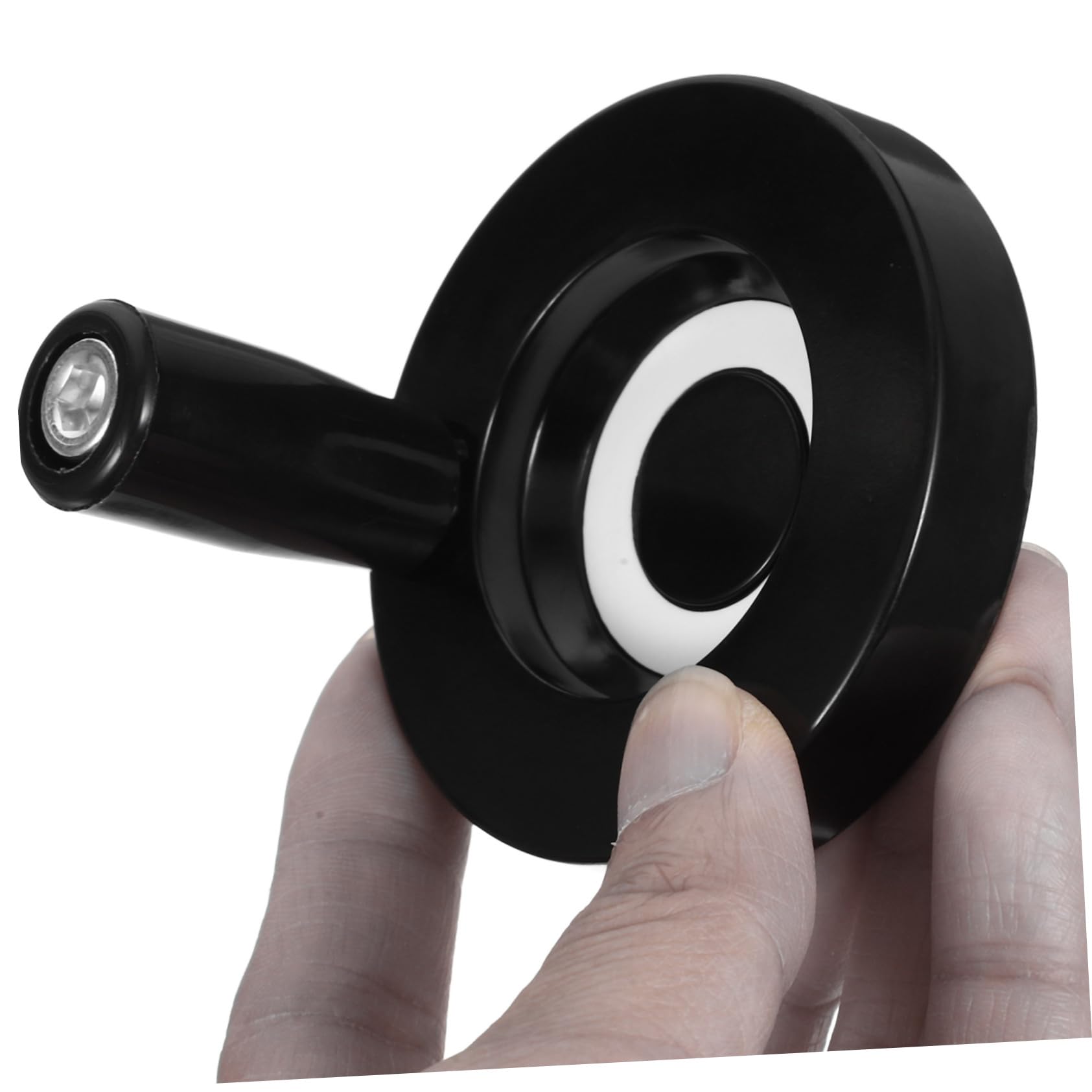 VILLFUL 3 Pcs Machine Tool Hand Wheel Mechanical Hand Wheel Wheels for Cart Mechanic Accessories Cart Accessories Cart Wheels Hand Wheel for Milling Machine Round Hand Wheel Black Bakelite