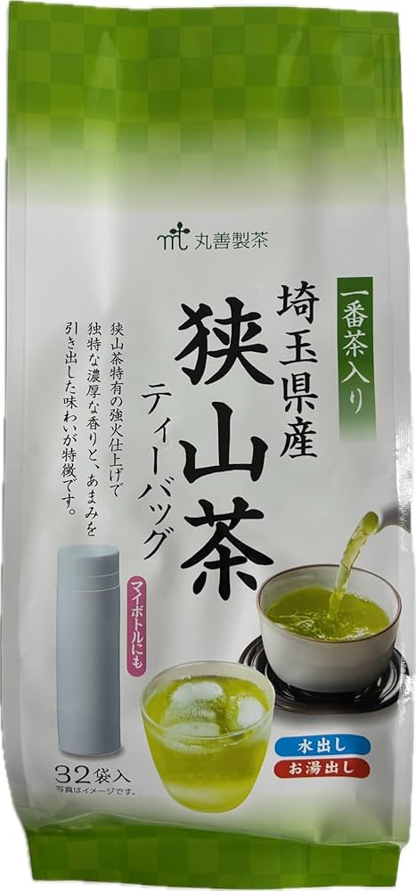 Amazon.co.jp: 丸善製茶 狭山茶 ティーバッグ 32袋 ×3個 : 食品