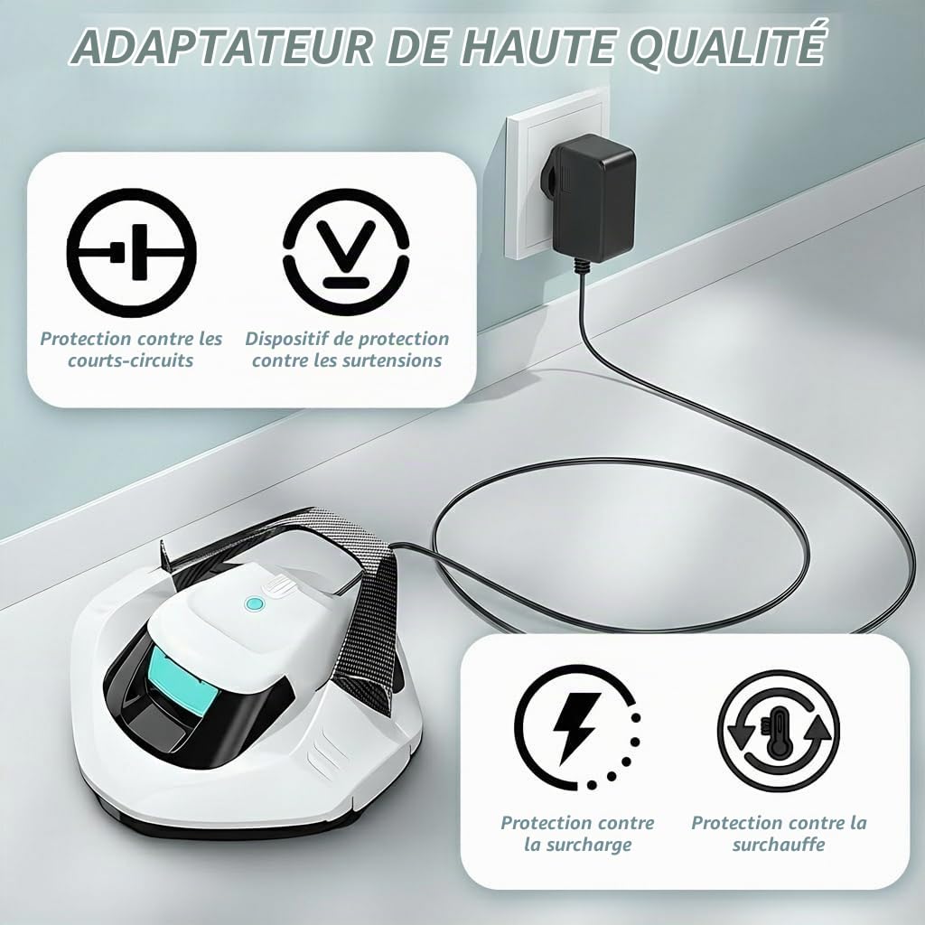 Adaptateur Secteur Universel 12V 3A 36W AC-DC – Chargeur 12V pour LED, Caméras, Routeurs, Haut-Parleurs, Systèmes Téléphoniques, avec Protection Surtension, Court-Circuit, Surchauffe