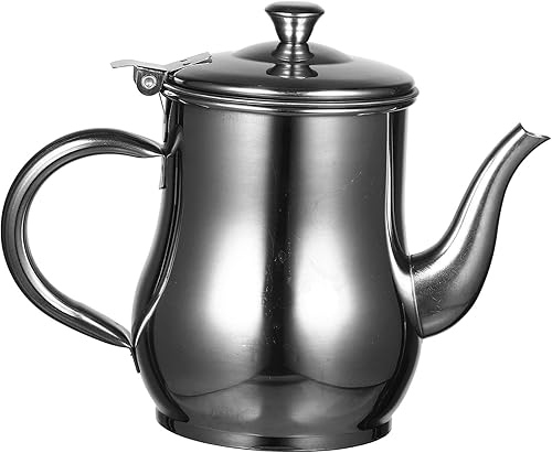 Miniatura 10 de Cabilock Colador de grasa de metal, colador de aceite, recipiente de grasa de tocino con colador, colador de aceite de cocina de acero inoxidable,