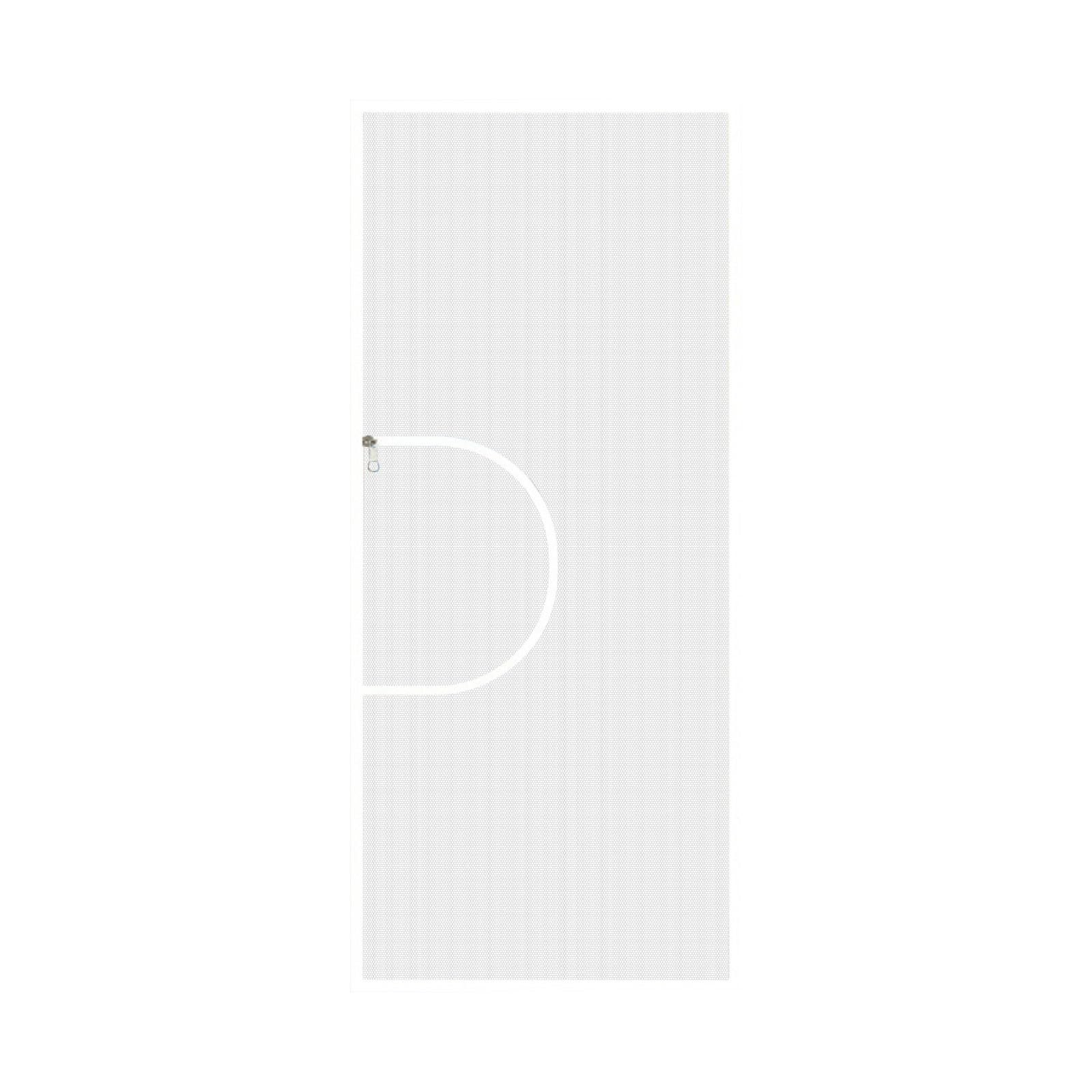 White Self-Adhesive Window Fly Screen, Nylon Mesh Insect Mosquito Net with Hook and Loop Tape, No Drill DIY Fly Screen for Windows, 26 Sizes Available 50x80cm to 150x180cm (70 * 100)