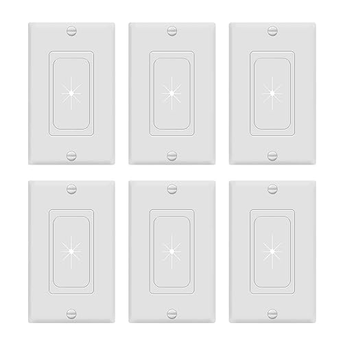 Miniatura 8 de TOPGREENER Inserto de goma flexible con ojales de pared con placa de pared decorativa y soporte de montaje, placa de paso para cables de bajo