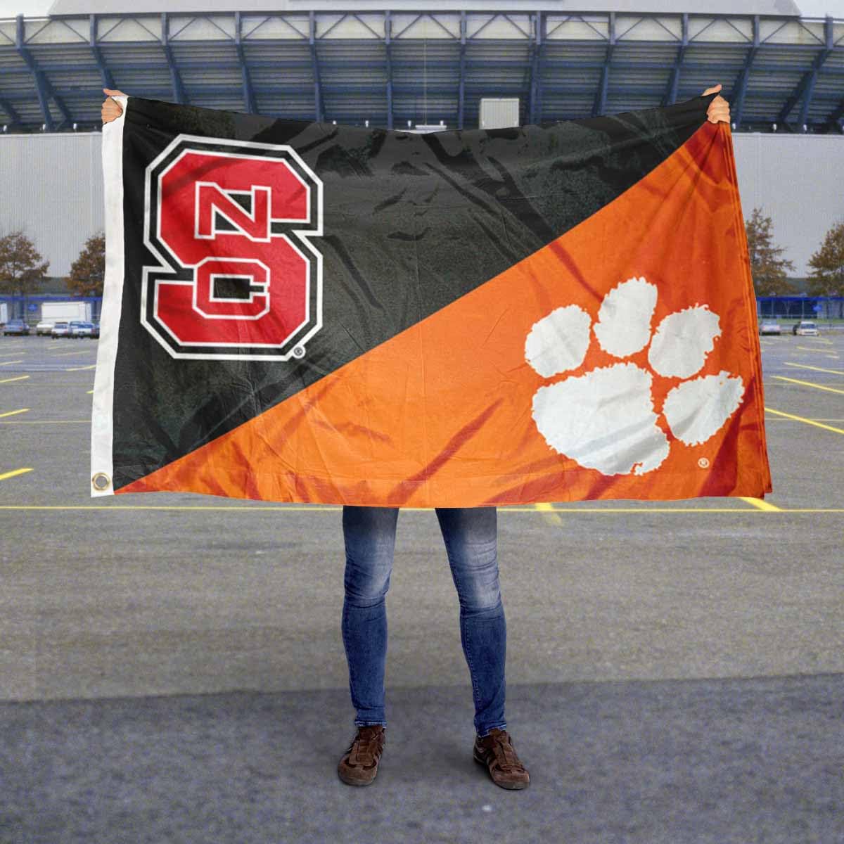 Ncaa House Dvded Mat - Florda State / Clemson