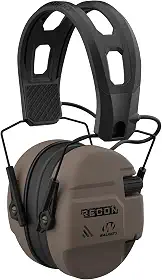 Walker's Abafadores digitais Recon – Alto-falantes HD duráveis IPX4 resistentes ao clima, alcance de caça, tiro, proteção auditiva, abafadores eletrônicos, conector de áudio de 3,5 mm, 2 pilhas AAA