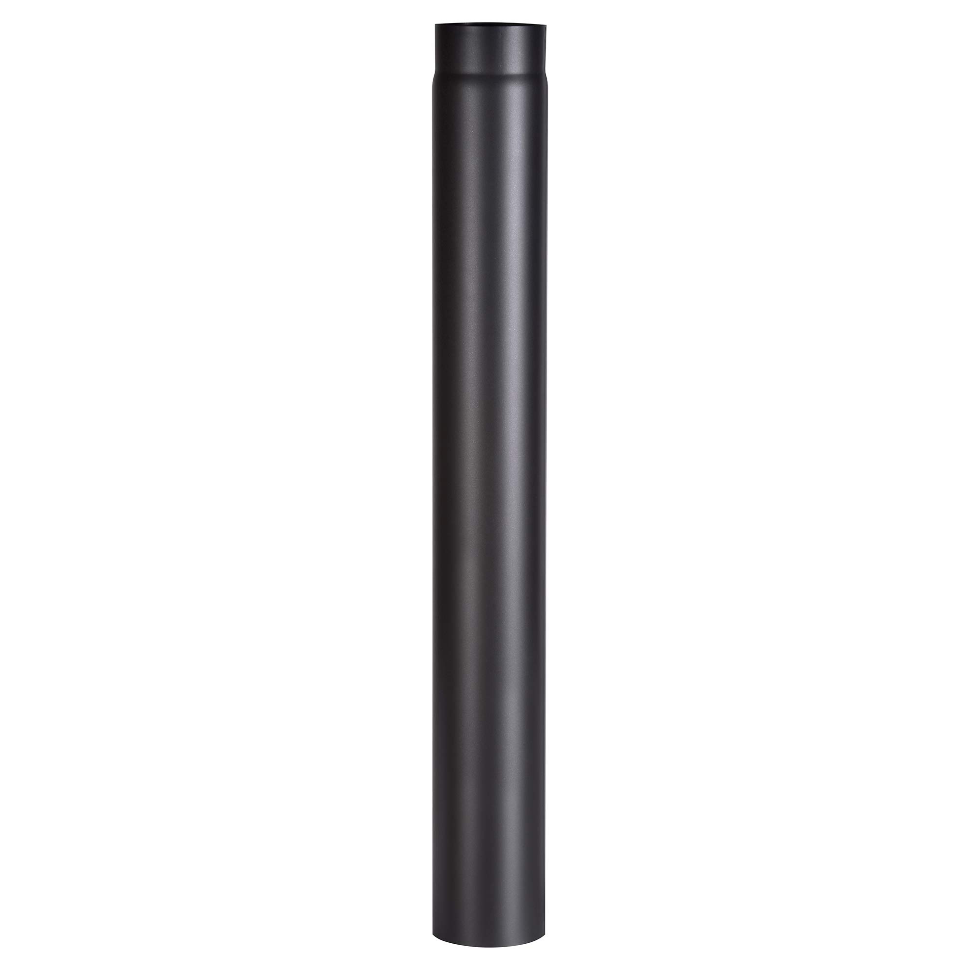 FireFix Ofenrohr Ø 120 mm 100 cm schwarz - Ofenrohr, Kaminrohr, DIN EN 1856-2:2009
