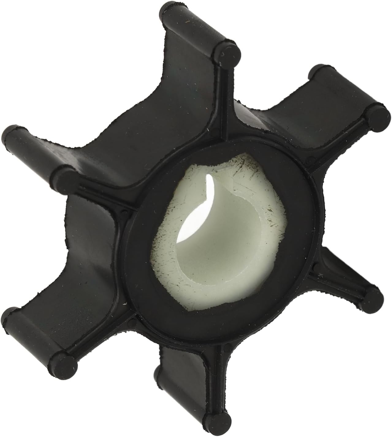 Tnfeeon 6 Vane/Wing Impeller, Rubber Marine Water Pump Impeller for Johnson Outboard Motors 1968 to 1979