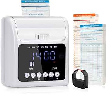 タイムカードレコーダー Amazon.co.jp: TOKAIZ タイムレコーダー タイムカード