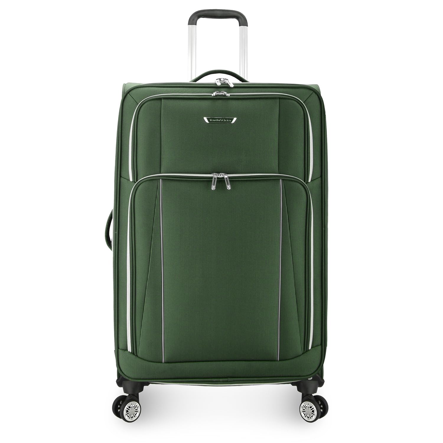 Traveler's Choice Lares Softside erweiterbares Gepäck mit Spinner-Rädern, Verde, 2 Piece Luggage Set, Lares Softside Bagaglio Espandibile Con Ruote Spinner