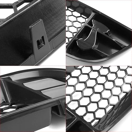 Miniatura 7 de Rejilla compatible con Ford Mustang Shelby GT500 2013-2014, estilo Shelby negro parachoques delantero parrilla de malla IKON MOTORSPORTS