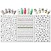 TailaiMei Nail Decals Stickers, 1600+ Pcs Self-Adhesive Tips DIY Nail Art Design Stencil (12 Large Sheets)